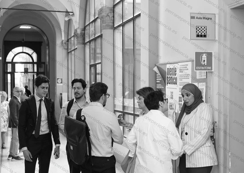 Pasillo histórico de la Università di Bologna